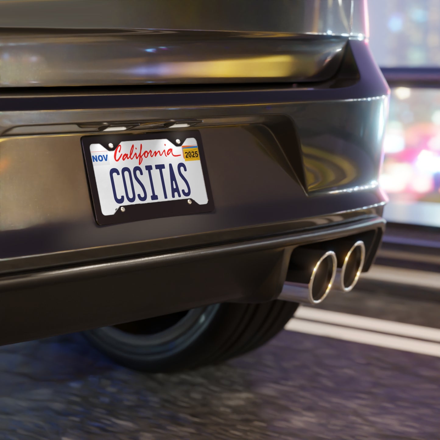 Personalized California License Plate, Custom Vanity Plate